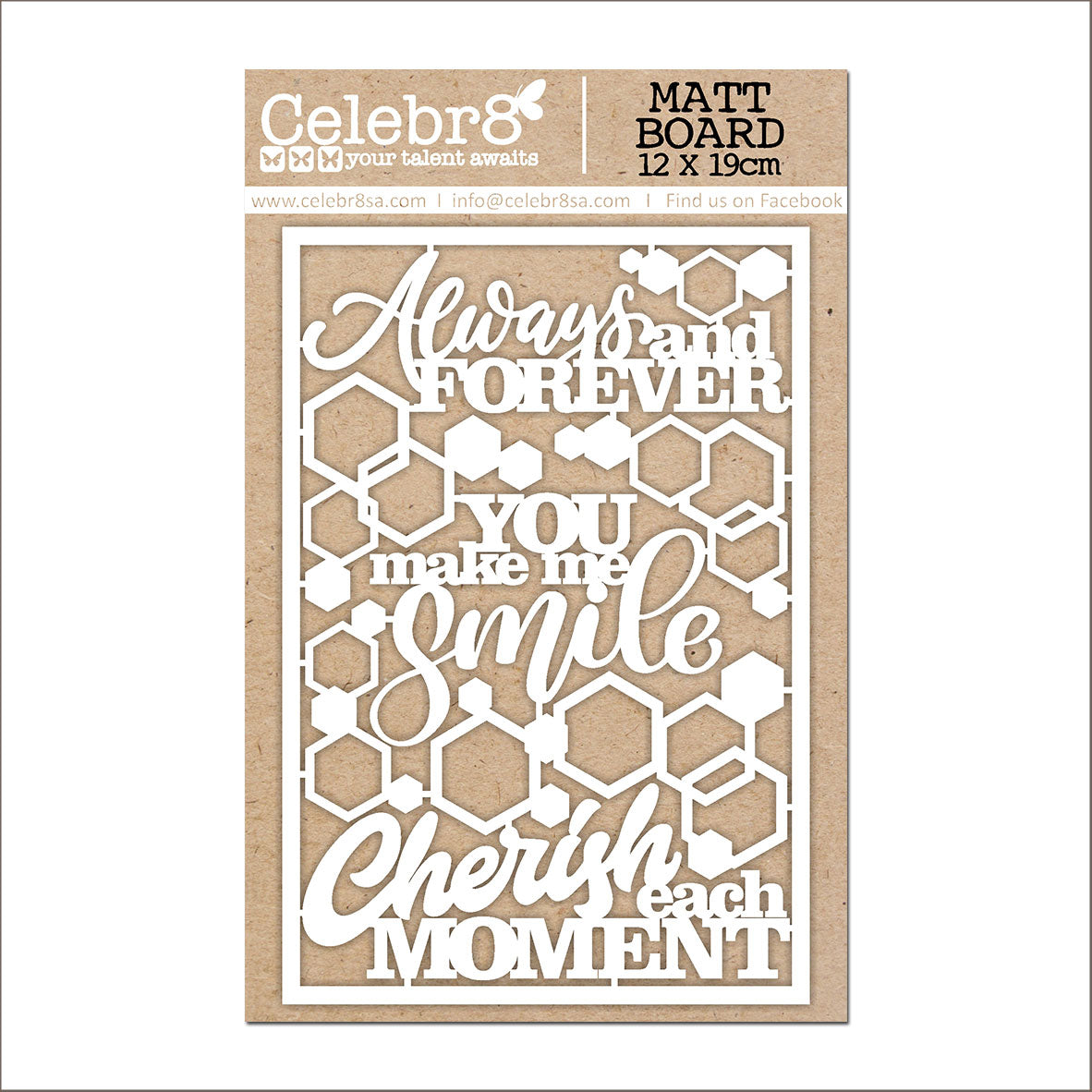 Celebr8 - Sunlit Moments - Always & Forever - Chipboard Elements