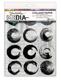 Dina Wakley Media Collage Paper - Elements