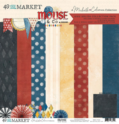 Mouse & Co. 12x12 Solids Collection Pack by Michelle Coleman