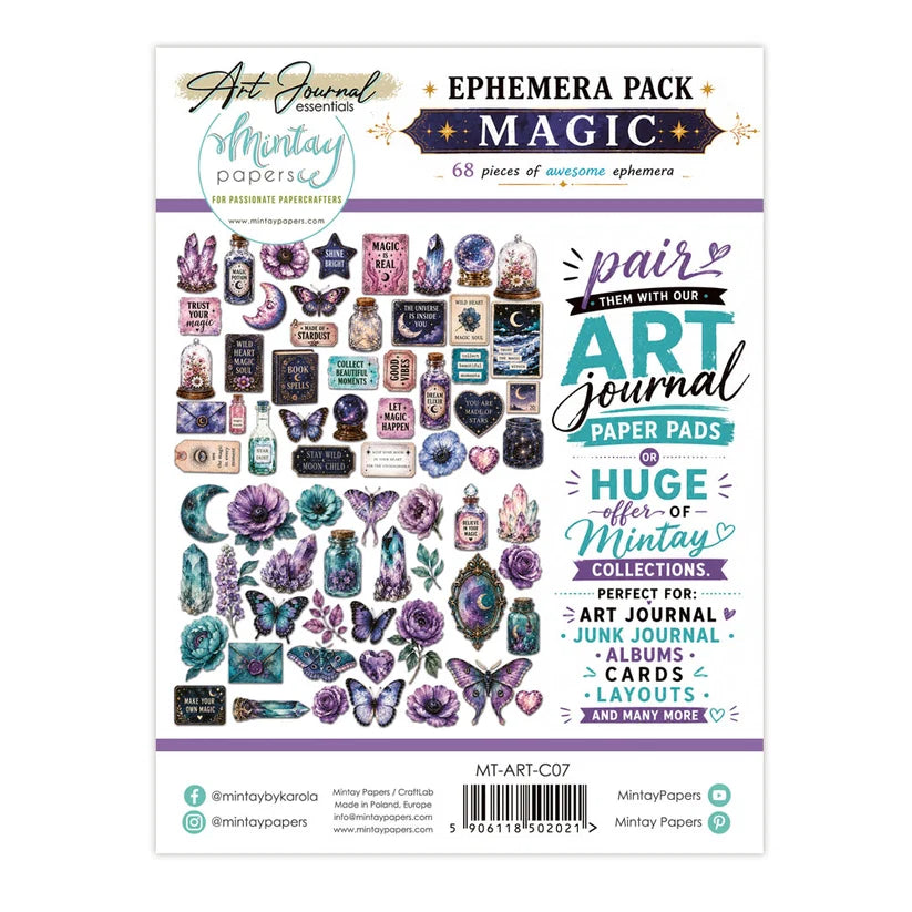Art Journal Ephemera Pack - Magic