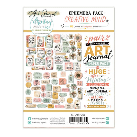 Art Journal Ephemera Pack - Creative Mind
