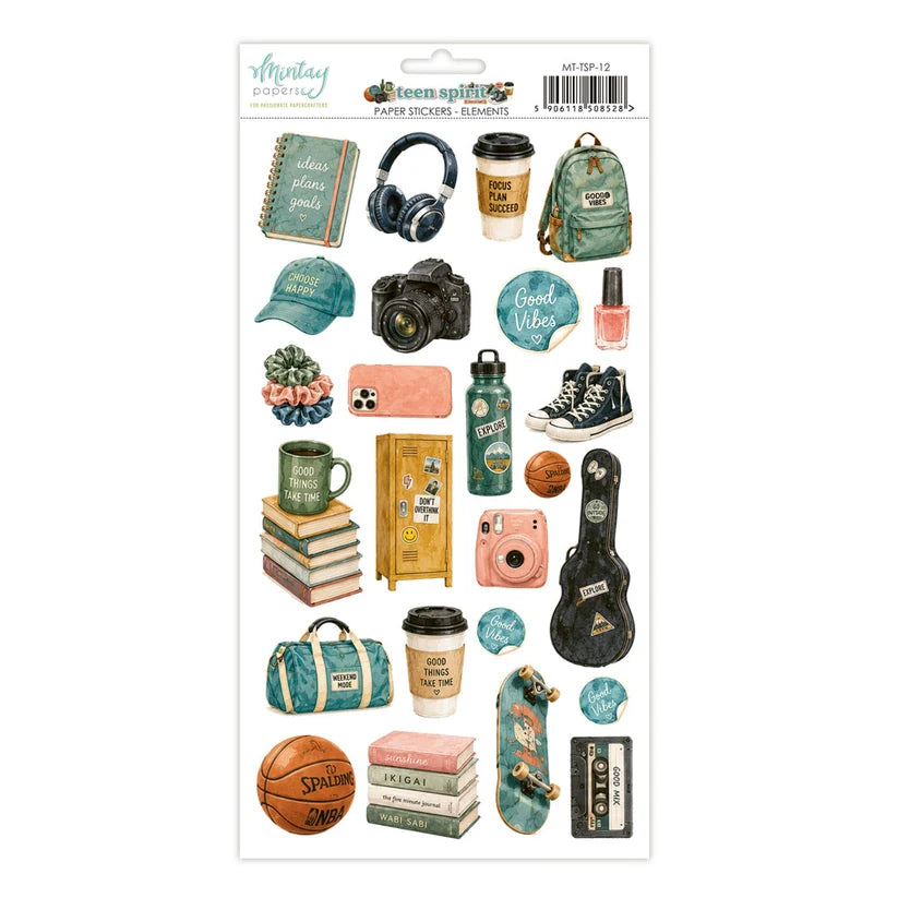 Teen Spirit - Paper Sticker Sheet - Elements