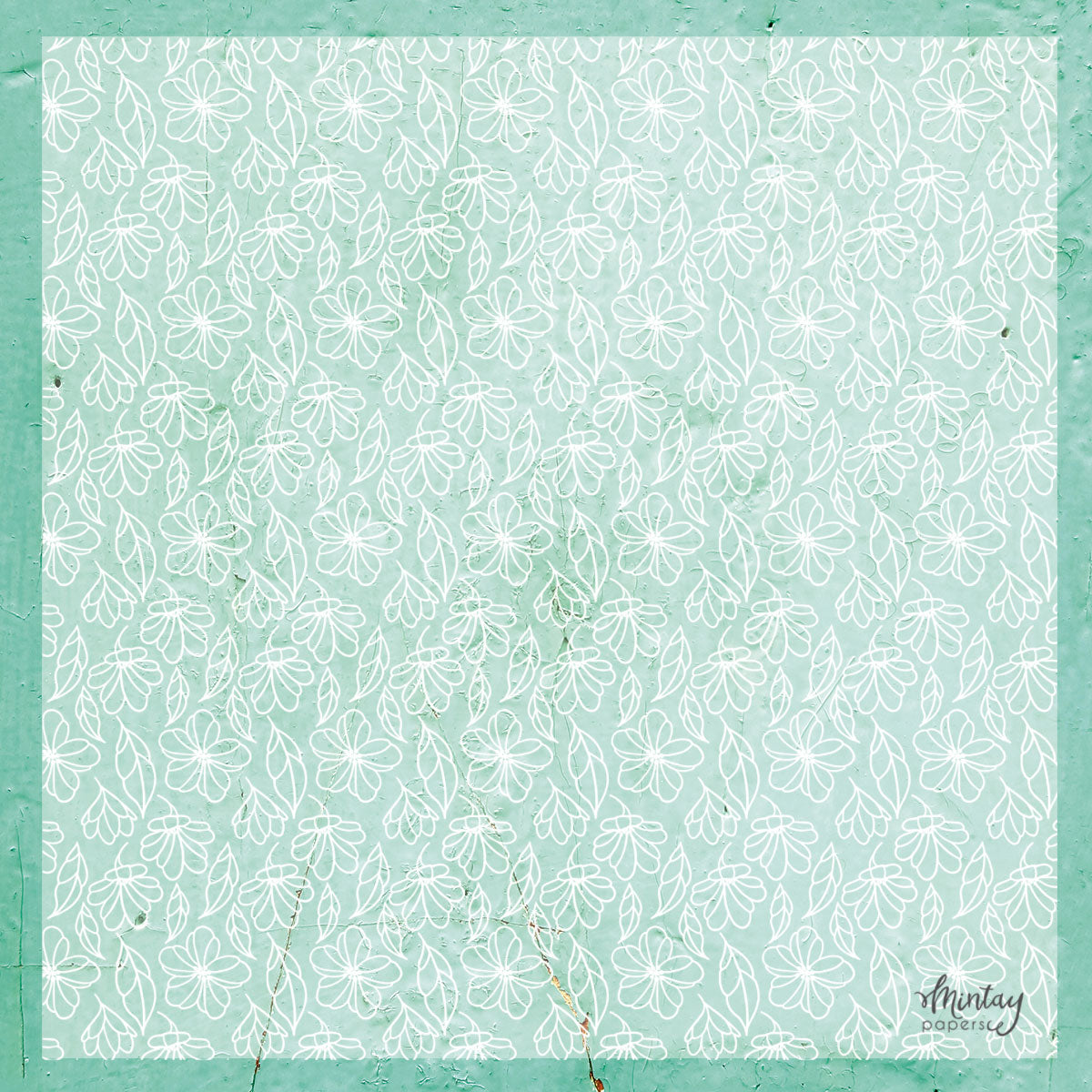 Mintay Papers Flowers 2 - Decorative Vellum