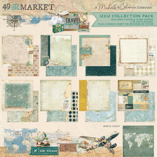 49 and Market - Travel Diaries 12x12 Collection Pack by Michelle Coleman