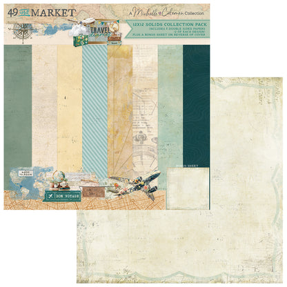 Travel Diaries 12x12 Solids Collection Pack by Michelle Coleman