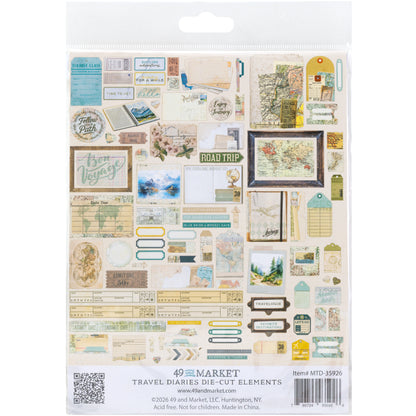 Travel Diaries Die-Cut Elements by Michelle Coleman