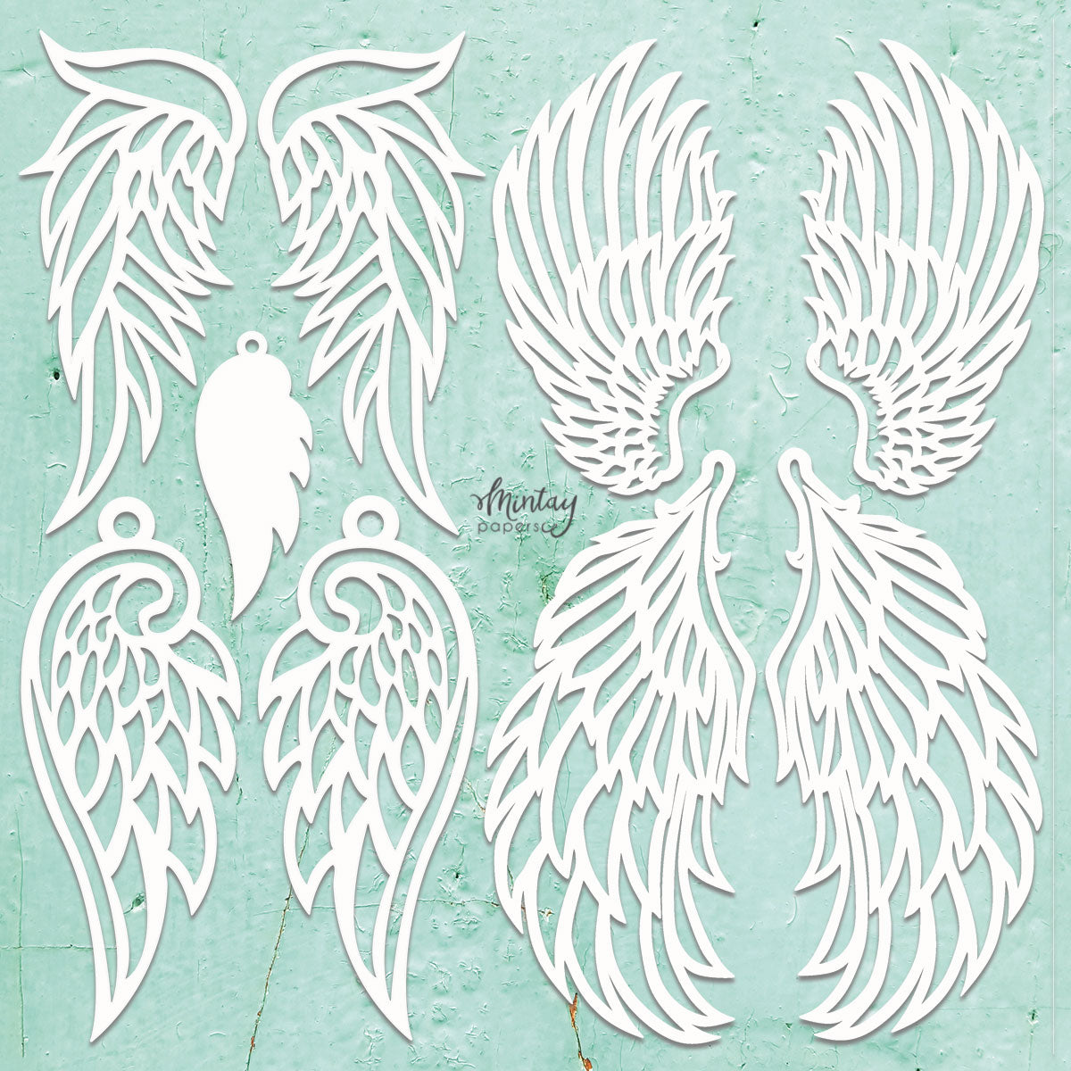 Mintay Chippies - Decor - Angel Wings Set