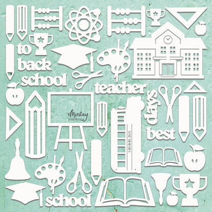 Mintay Chippies - Decor - School Set - Captured Hearts Australia