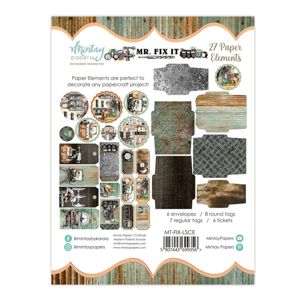 Mintay Elements - Mr. Fix It  designs