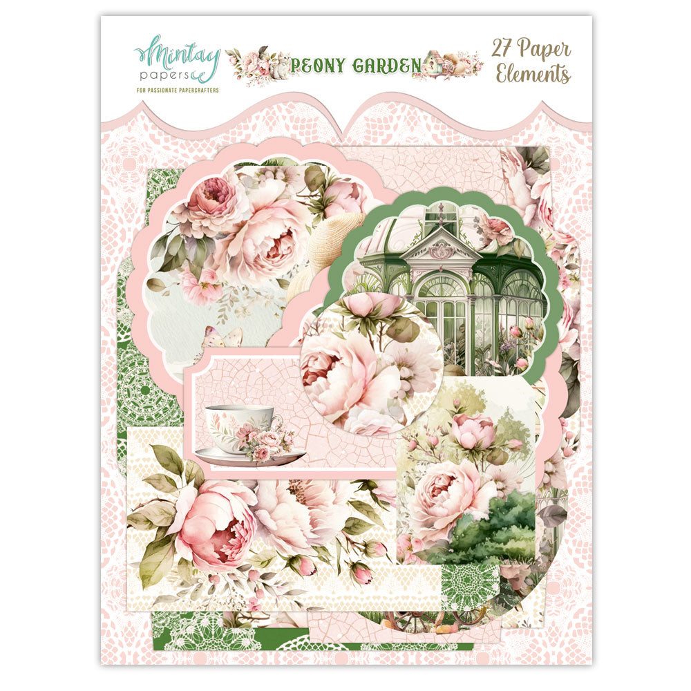 Mintay Elements - Peony Garden - Captured Hearts Australia