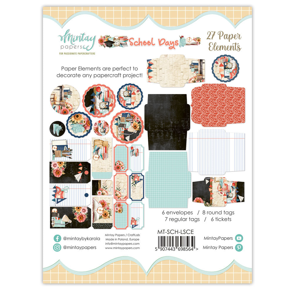 Mintay Elements - School Days Designs - Captured Hearts Australia