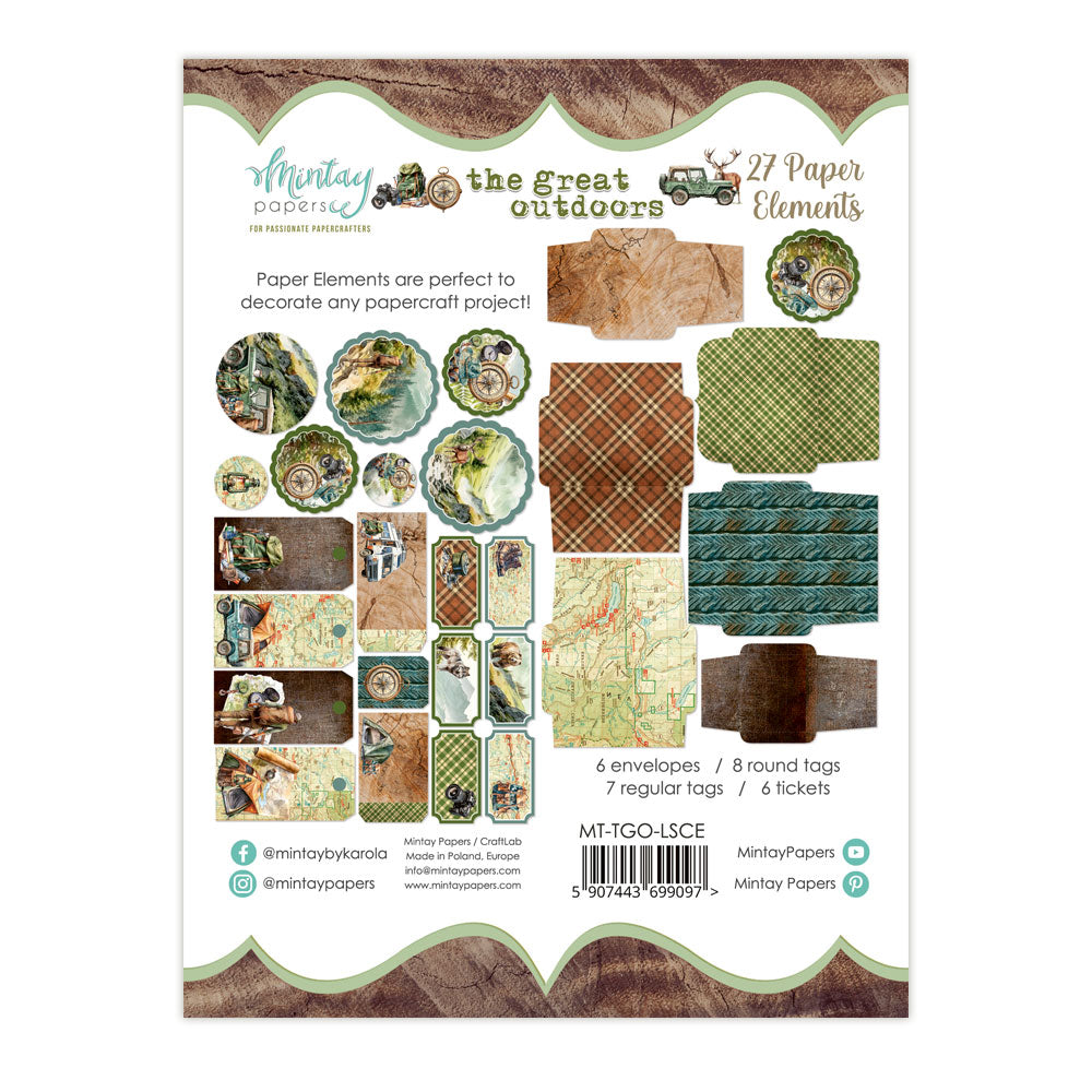 Mintay Elements - The Great Outdoors designs