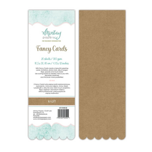 Mintay Fancy Cards 02 Kraft