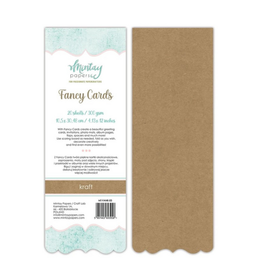 Mintay Fancy Cards 03 Kraft