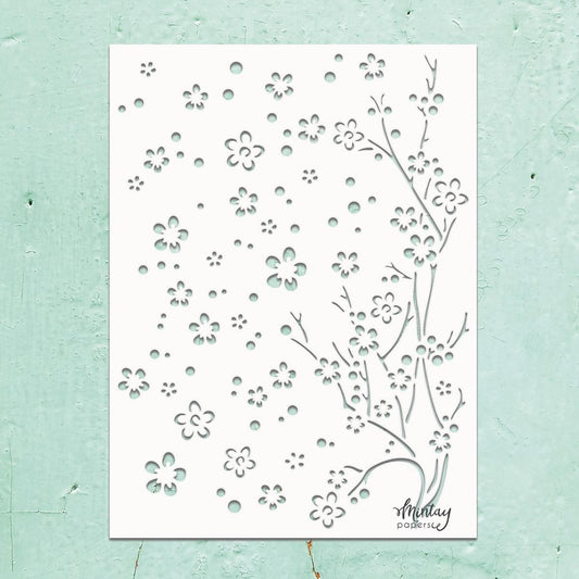 Mintay Kreativa Stencils - Cherry Blossoms