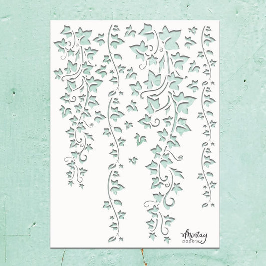 Mintay Kreativa Stencils - Grape Vines