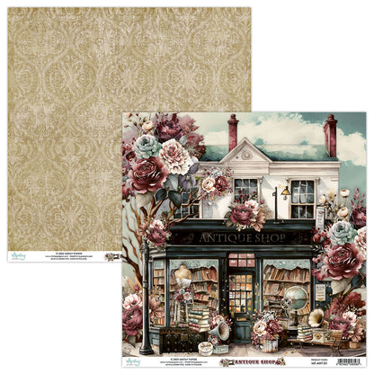 Mintay Papers - Antiques Shop - 12"x12" Scrapbooking Pack