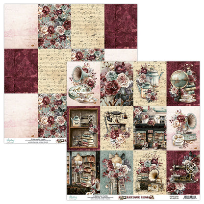 Mintay Papers - Antiques Shop - 12"x12" Scrapbooking Pack