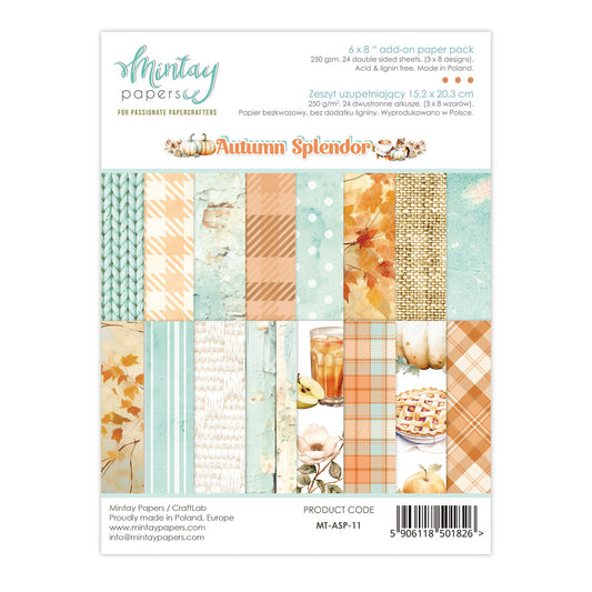 Mintay Papers - Autumn Splendor - 6x8 add on paper pack - MT-ASP-11