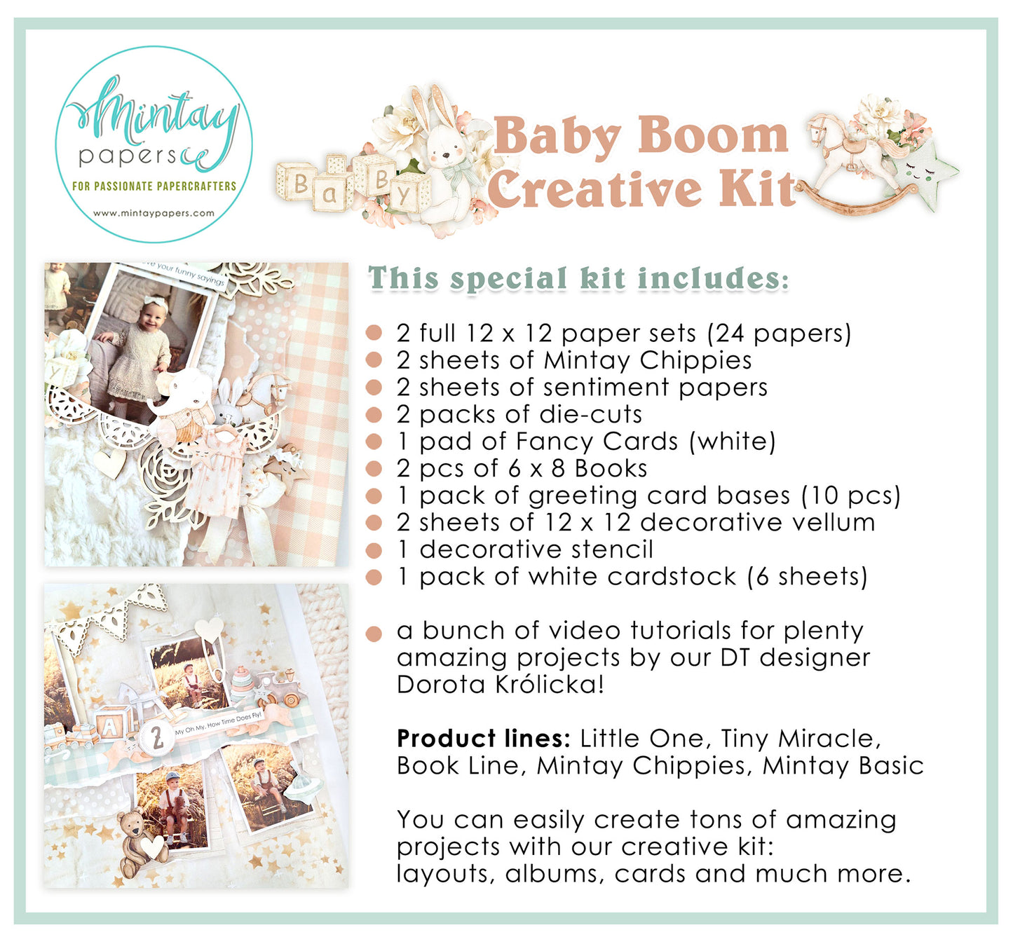 Mintay Papers - Creative Kit - Baby Boom