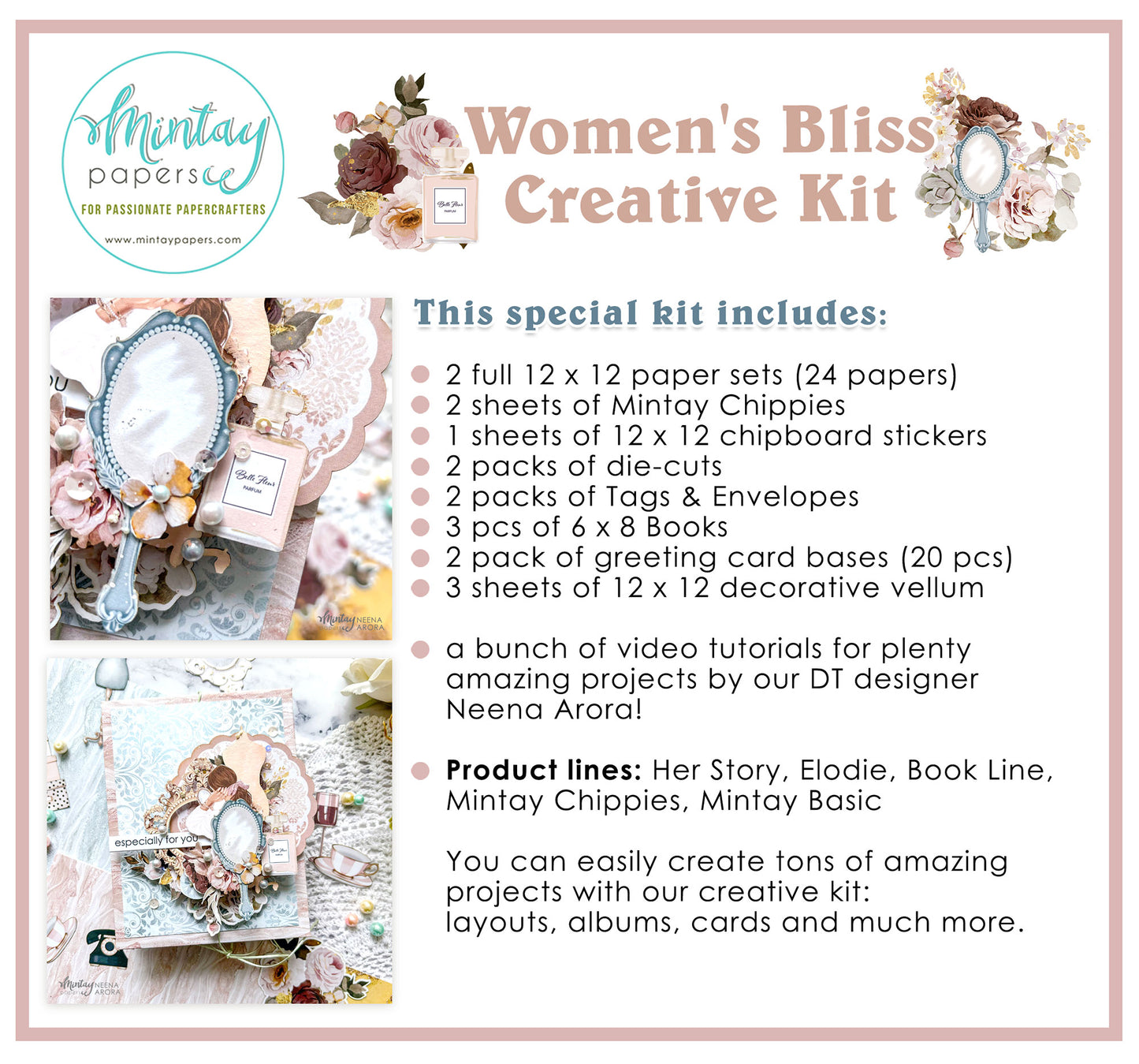 Mintay Papers - Creative Kit - Women's Bliss