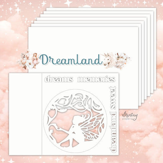 Mintay Papers - Dreamland - 6"x8" Chipboard Album Base