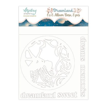 Mintay Papers - Dreamland - 6"x8" Chipboard Album Base