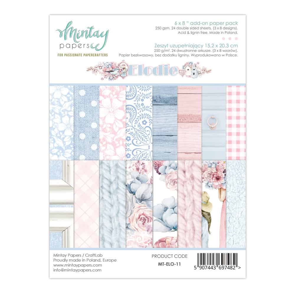 Mintay Papers - Elodie - 6"x8" Add-on Paper Pack