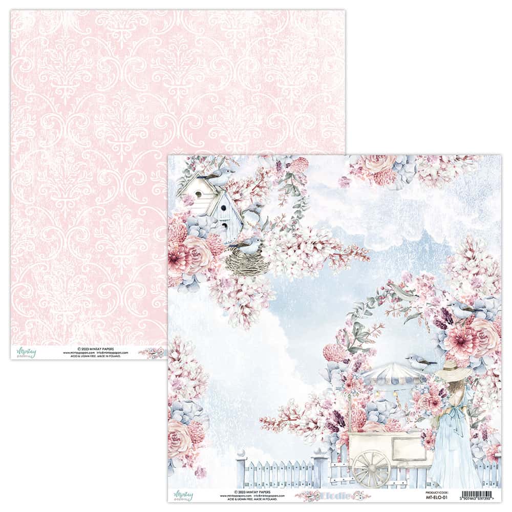 Mintay Papers - Elodie - 12"x12" Scrapbooking Pack