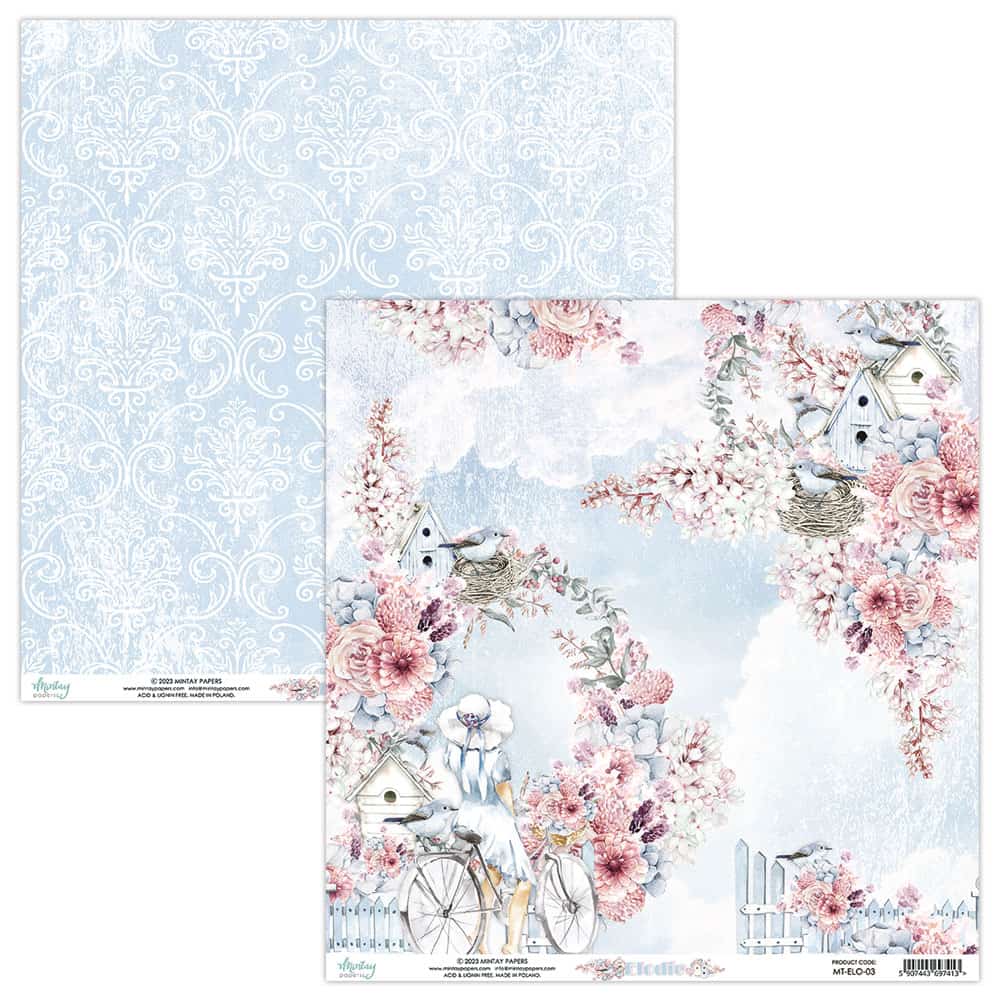 Mintay Papers - Elodie - 12"x12" Scrapbooking Pack