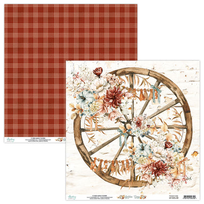 Mintay Papers - Golden Days - 12"x12" Scrapbooking Pack