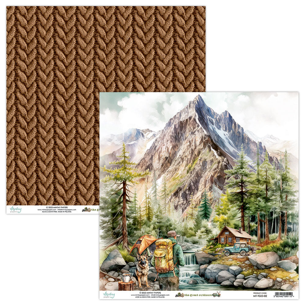 Mintay Papers - The Great Outdoors - 12"x12" Scrapbooking Pack