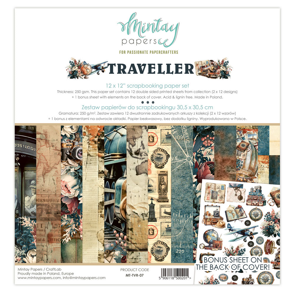 Mintay Papers - Traveller Paper Pack - MT-TVR-07