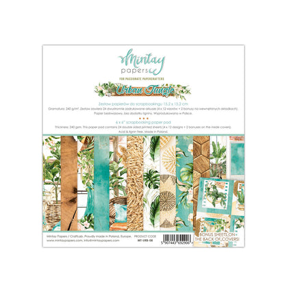 Mintay Papers - Urban Jungle - 6"x6" Scrapbooking Pack