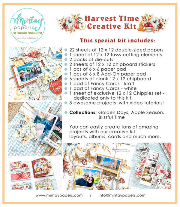 Mintay Papers Harvest Time Creative Kit - Captured Hearts Australia