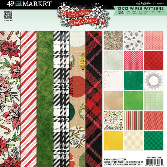 Mistletoe And Memories 12x12 Paper Patterns By Vicki Boutin