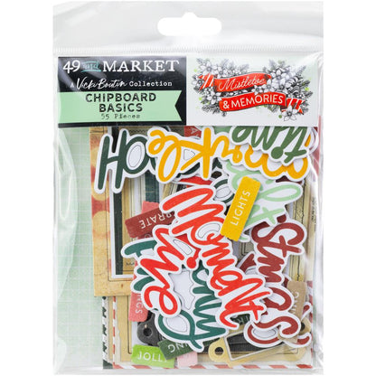 Mistletoe And Memories Chipboard Basics By Vicki Boutin