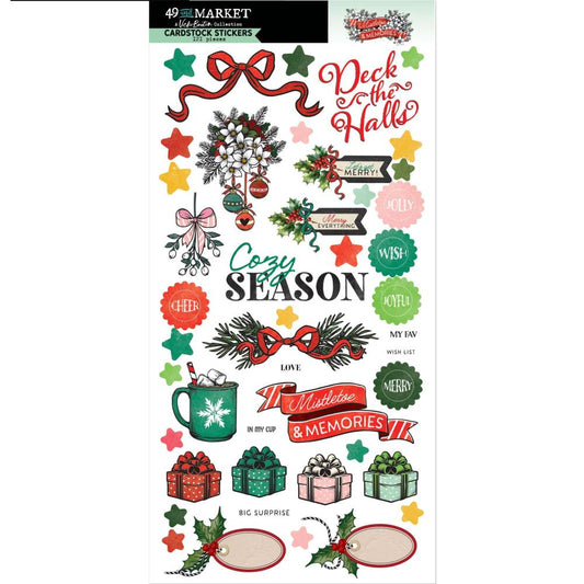 Mistletoe And Memories Die-Cuts Cardstock Stickers By Vicki Boutin