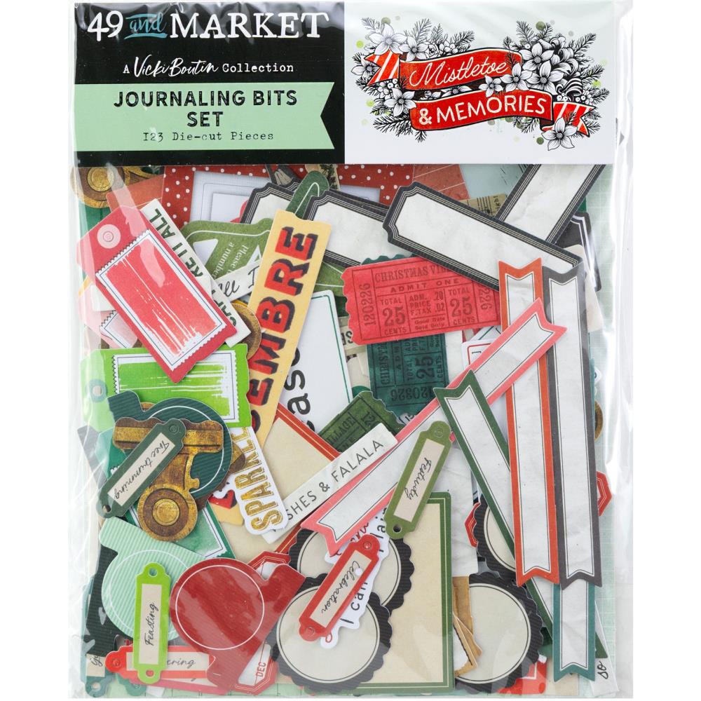 Mistletoe And Memories Journaling Ephemera Bits By Vicki Boutin