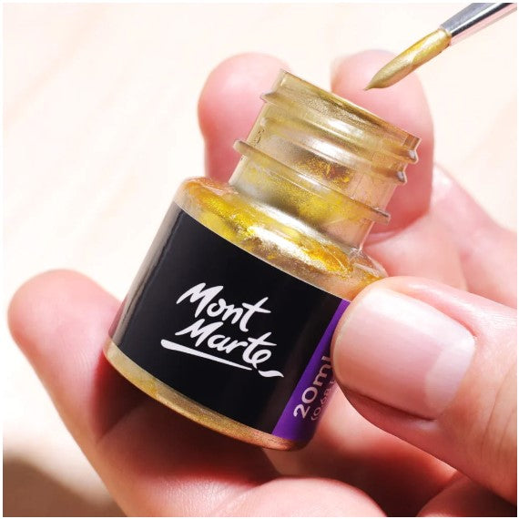 Mont Marte - Gold Foil Paint Premium 20ml - Captured Hearts Australia