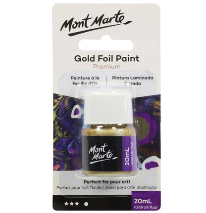 Mont Marte - Gold Foil Paint Premium 20ml - Captured Hearts Australia