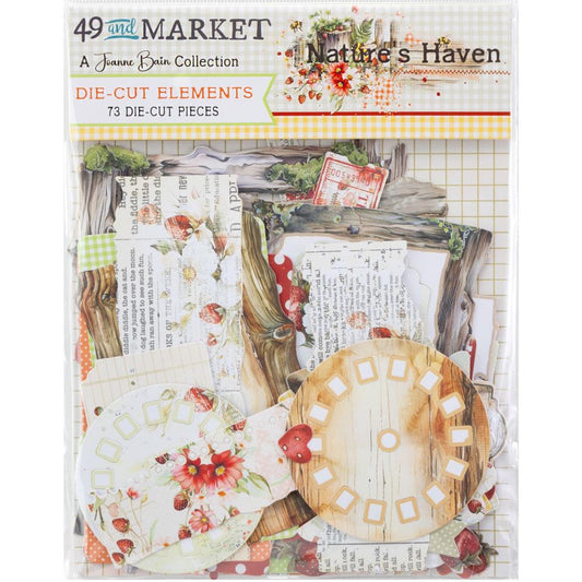 Nature's Haven Die-Cut Elements by Joanne Bain 49 and Market