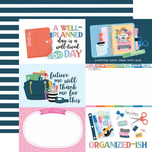 Plan On It Collection Paper Pack 12"X12"