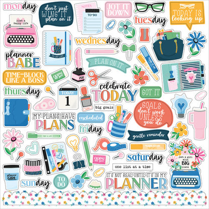 Plan On It Collection Paper Pack 12"X12"