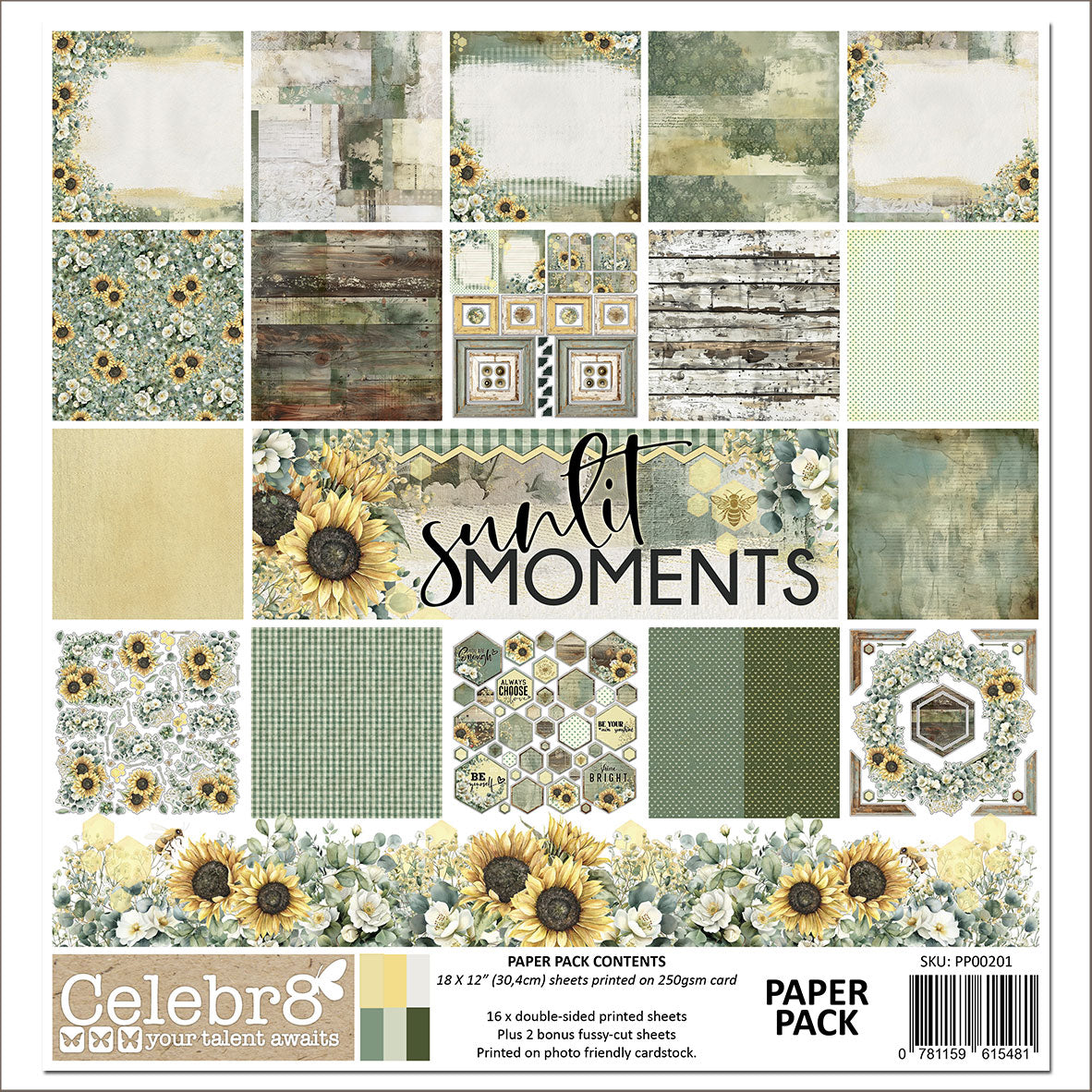 Celebr8 - Sunlit Moments - Paper Pack