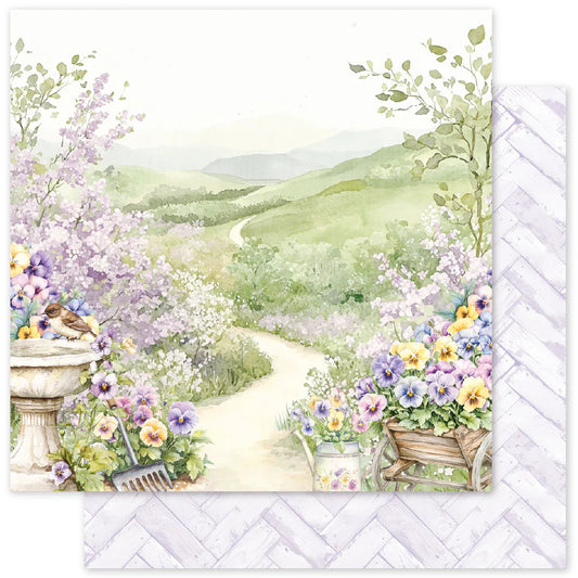 Petals & Pansies Basics 12x12 Paper Collection