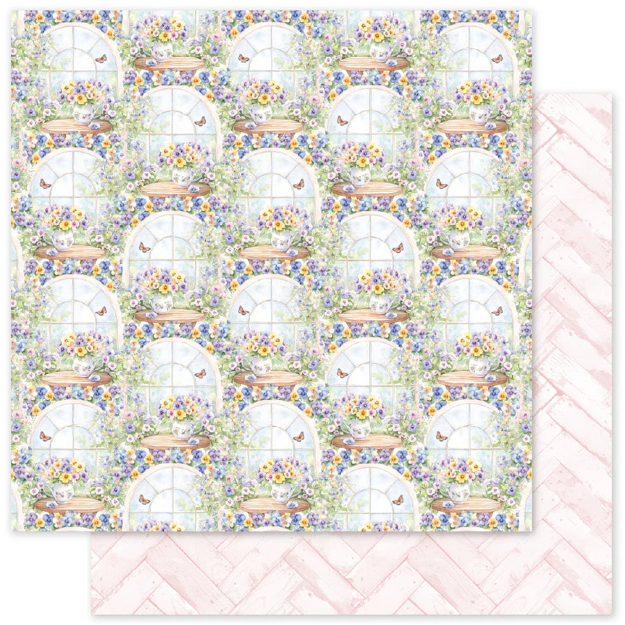 Petals & Pansies Basics 12x12 Paper Collection