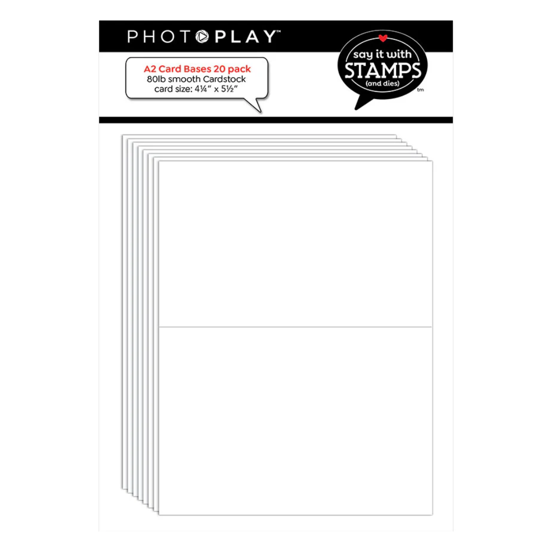 Say It With Stamps - A2 Card Bases 4.25 x 5.5 (20 pack)