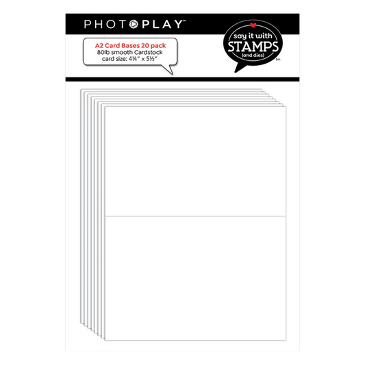 Say It With Stamps - A2 Card Bases 4.25 x 5.5 (20 pack)