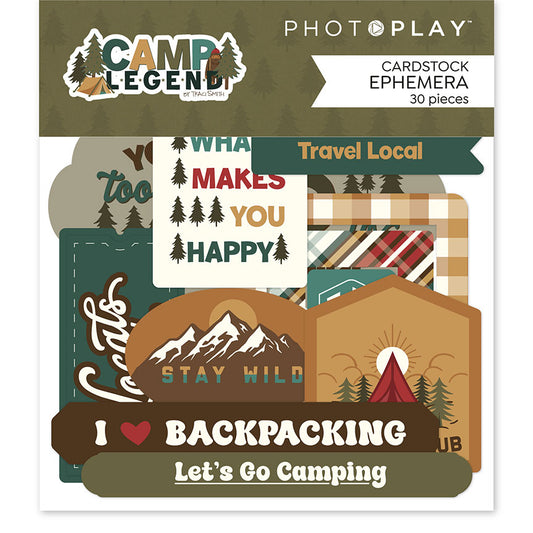 PhotoPlay - Camp Legend - Cardstock Ephemera